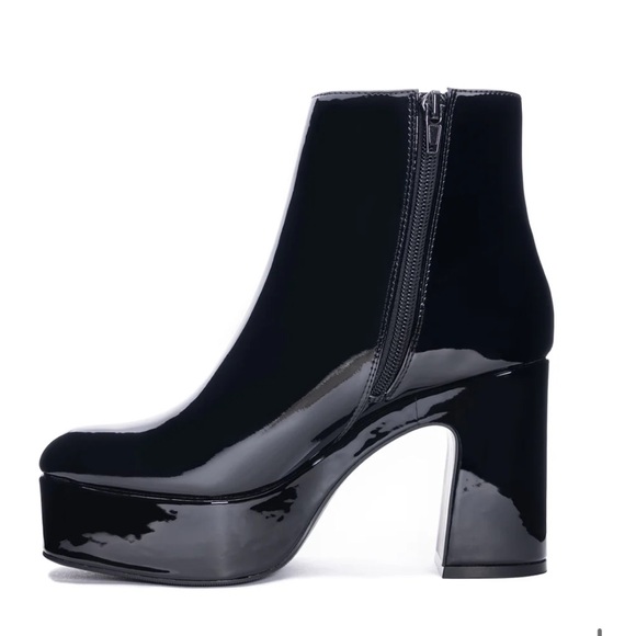 Chinese Laundry Parkside Platform Patent Bootie Size 6.5 - Picture 9 of 10